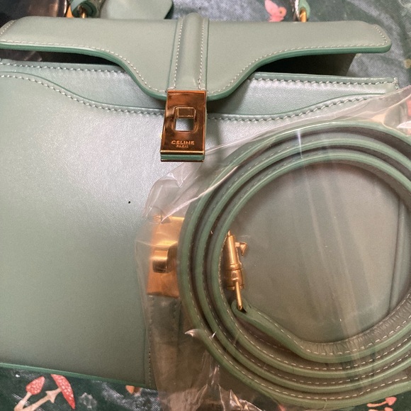 Celine Mini 16 in Ice Mint - Picture 7 of 8